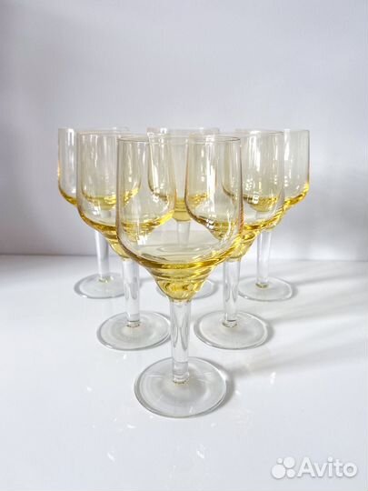 Винтажные бокалы фужеры 1960-е г. Чехословакия