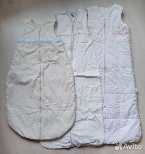 Б/у детские спальные мешки и подушка пакетом