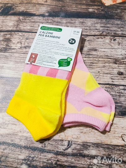 Упаковка носков 2 пары размер 27\30