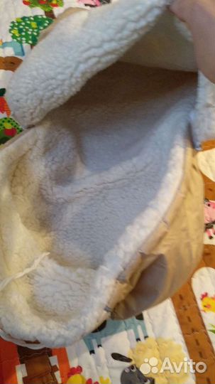 Зимний конверт на овчине