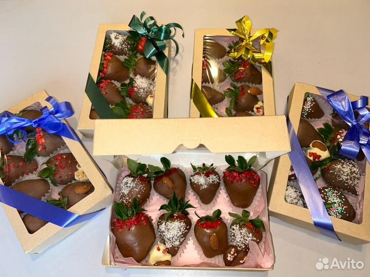 Клубника в шоколаде,конфеты ручной работы