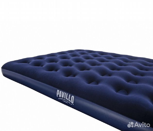 Кровать надувная(насос+подушки) 152х203х22 см