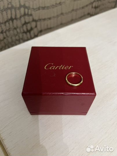 Золотое кольцо cartier оригинал