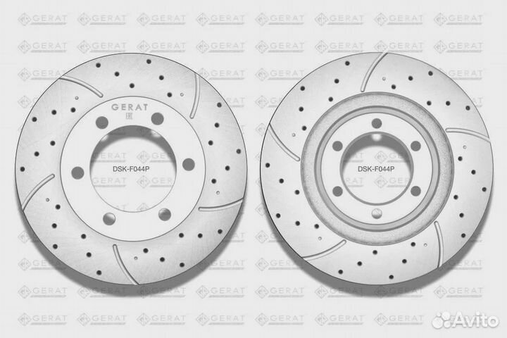 Тормозной диск Gerat DSK-F044P (передний) Platinum