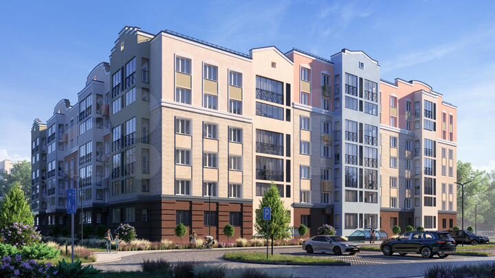 2-к. квартира, 44 м², 6/7 эт.