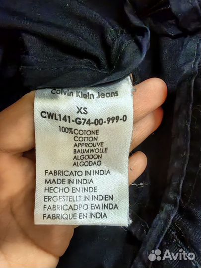 Джинсовая куртка calvin klein
