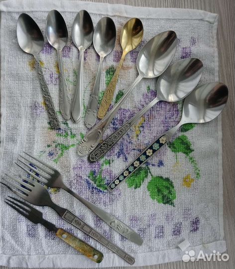 Вилки ложки нержавейка СССР