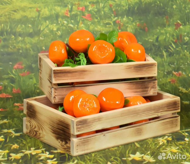 Деревянные ящики для фруктов