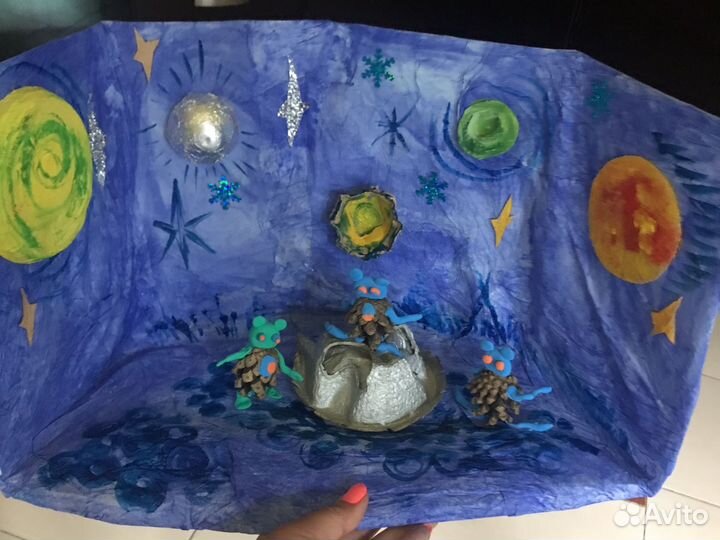 Осенняя поделка из прородного материала