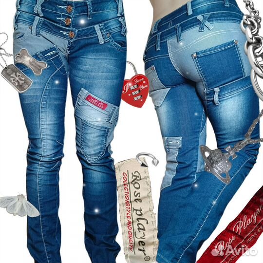 Джинсы y2k винтаж