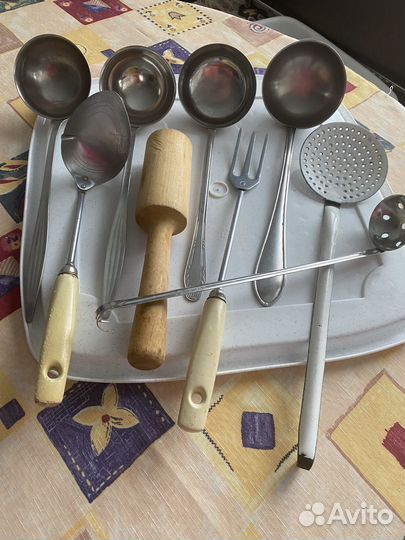 Кухонная утварь ножи половник ложки