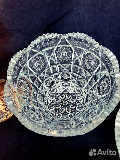 Набор посуды хрусталь СССР