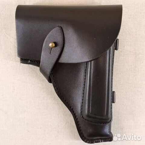 Кобура поясная кожаная пм Черный,белый,коричневый
