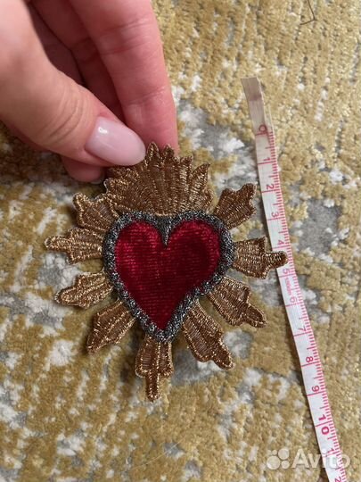 Лента нашивка пайетки вышивка