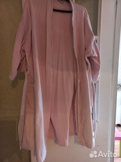 Халат женский велюровый х/б