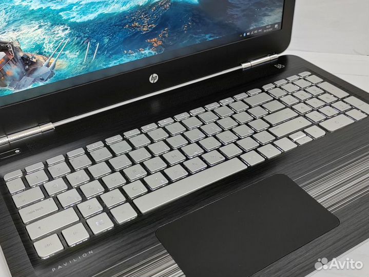 HP Pavilion SSD+HDD i5 GTX 1050 игровойноутбук