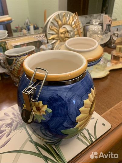 Банки для сыпучих продуктов керамика