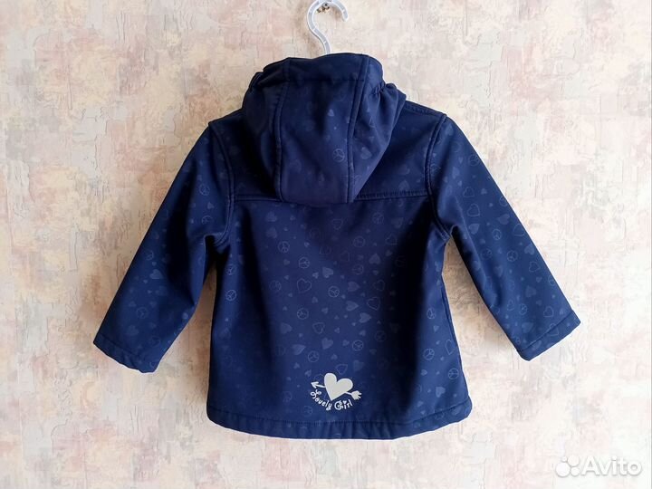 Ветровка на девочку softshell 98-104