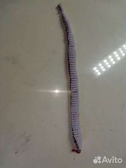 Змея из бисера