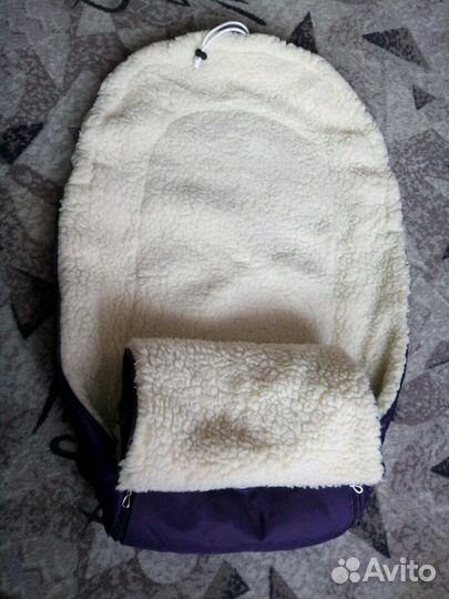 Меховой конверт на овчине