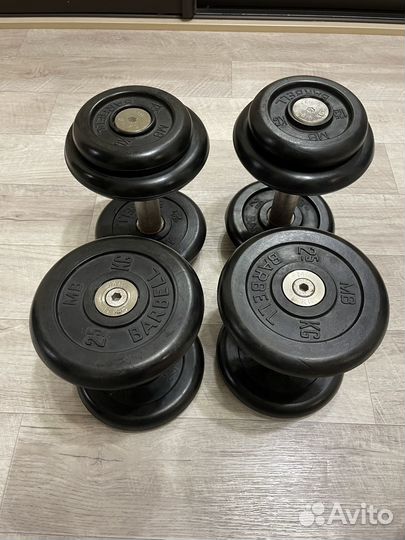 Гантели Barbell неразборные, 2х8,5, 2х6 кг