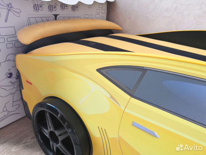 Кровать машина Комаро Transformers Бамблби