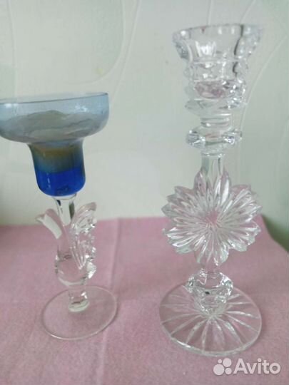 Хрустальные подсвечники