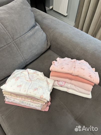 Большой пакет вещей на девочку 68-74