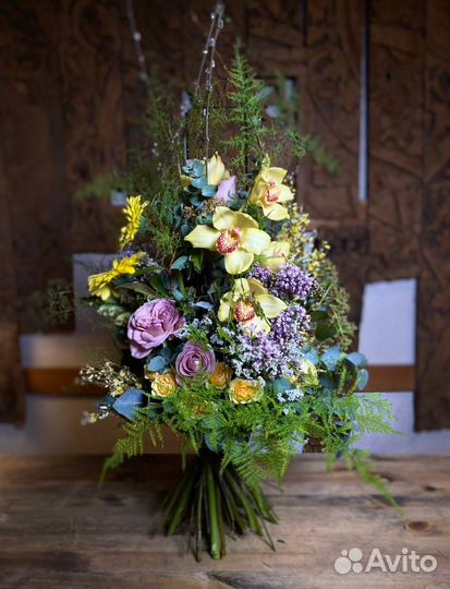 Живые цветы букеты