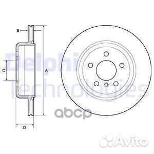 BG4664C диск тормозной задний BMW F10/F11 1.8