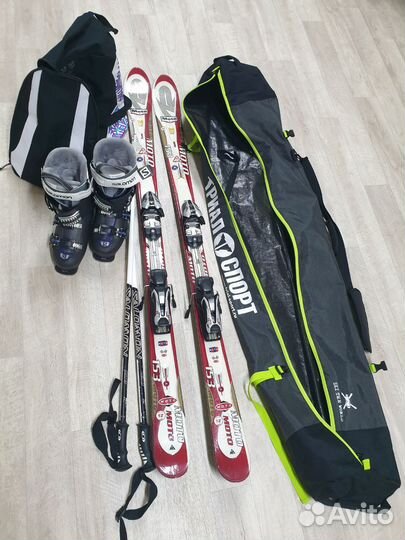 Горные лыжи комплект