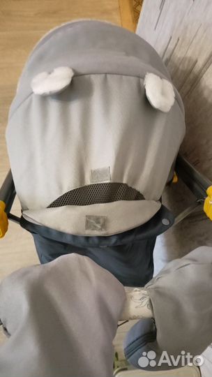 Детские зимние санки коляска