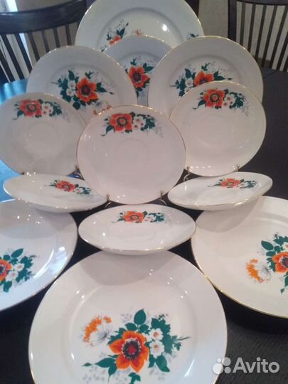 Чайные сервизы Кахла.Лфз.и еще