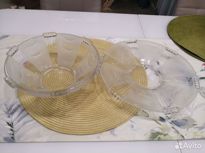 Набор салатников стекло