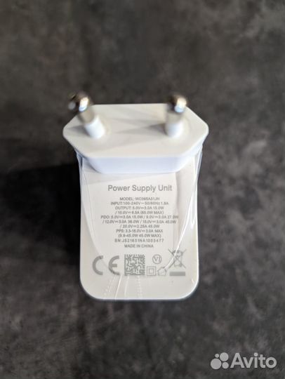 Блок питания 65W type c