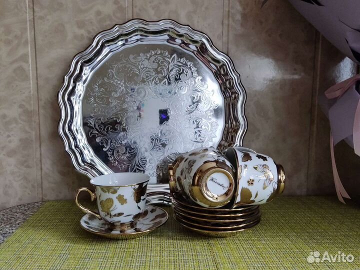 Поднос СССР, сервиз 