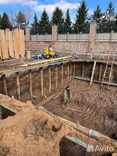 Откачка воды. Осушение. Водопонижение