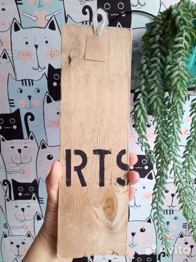 Рисунок на деревяшке дрифтвуде