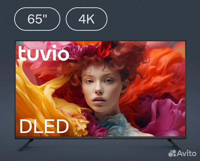 65” Tuvio 4K ultra HD dled Frameless YaOS TD65ufbs