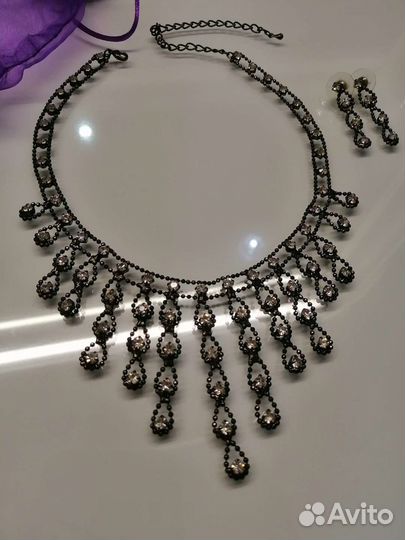 Комплект колье и серьги Lady Collection