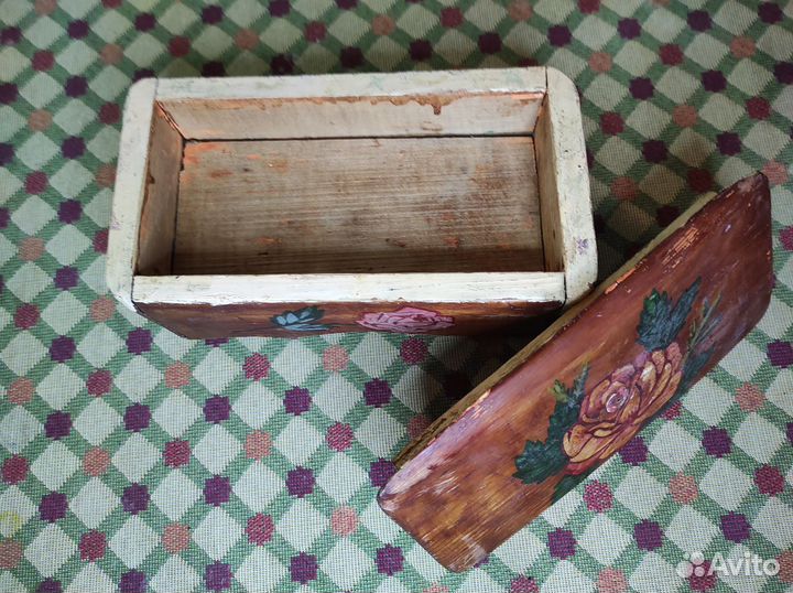 Шкатулка деревянная СССР