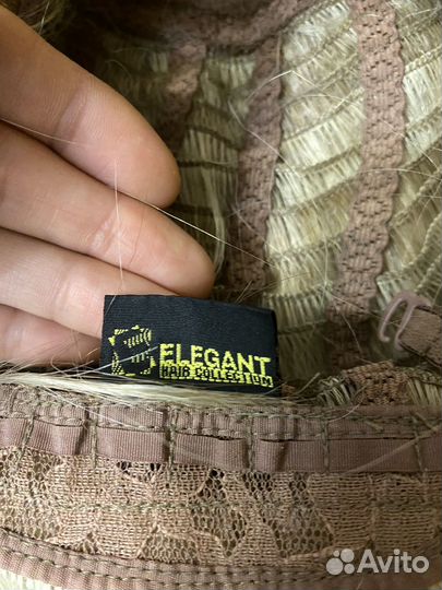 Парик из искусственных волос с челкой