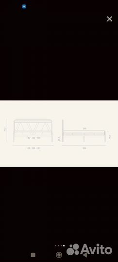 Кровать двухспальная 160 200 новая