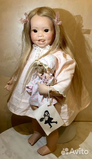 Кукла Georgina с куколкой от Rita Hidde Фарфор