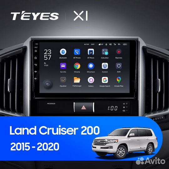 Андройд магнитола Teyes Toyota Land Cruiser 200