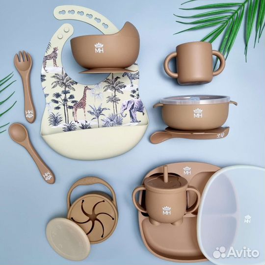 Детская силиконовая посуда Маленькие Наследники