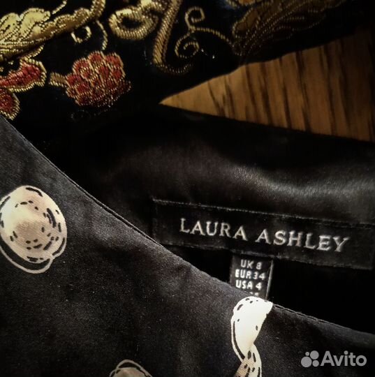 Платье натуральный шелк Laura Ashley жакет хлопок