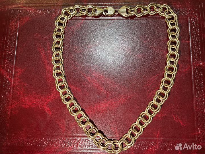 Цепь золотая мужская