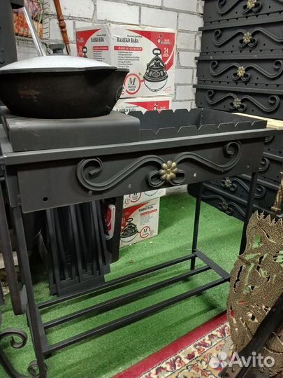 Мангалы разборные с подказанником хит 4