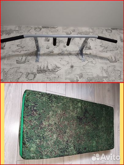 Мат гимнастический из 4 секций